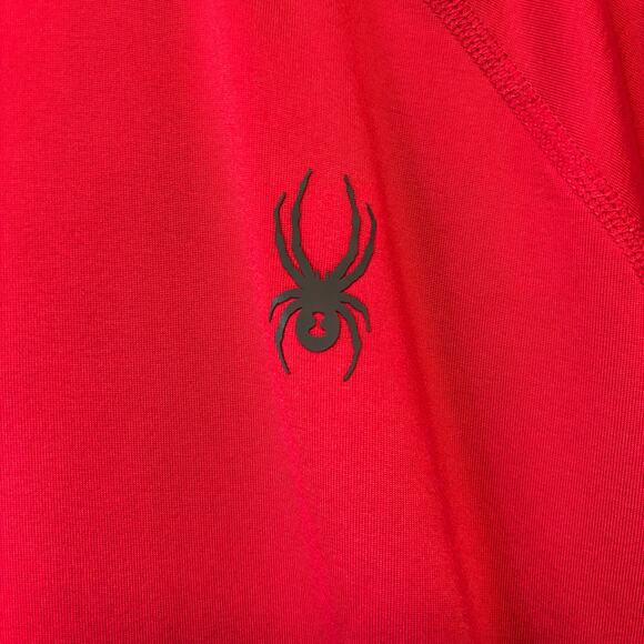 Spyder Active ProWeb Gorpcore Red Black Long Sleeve Athletic Shacket Thick XL - Picture 6 of 14
